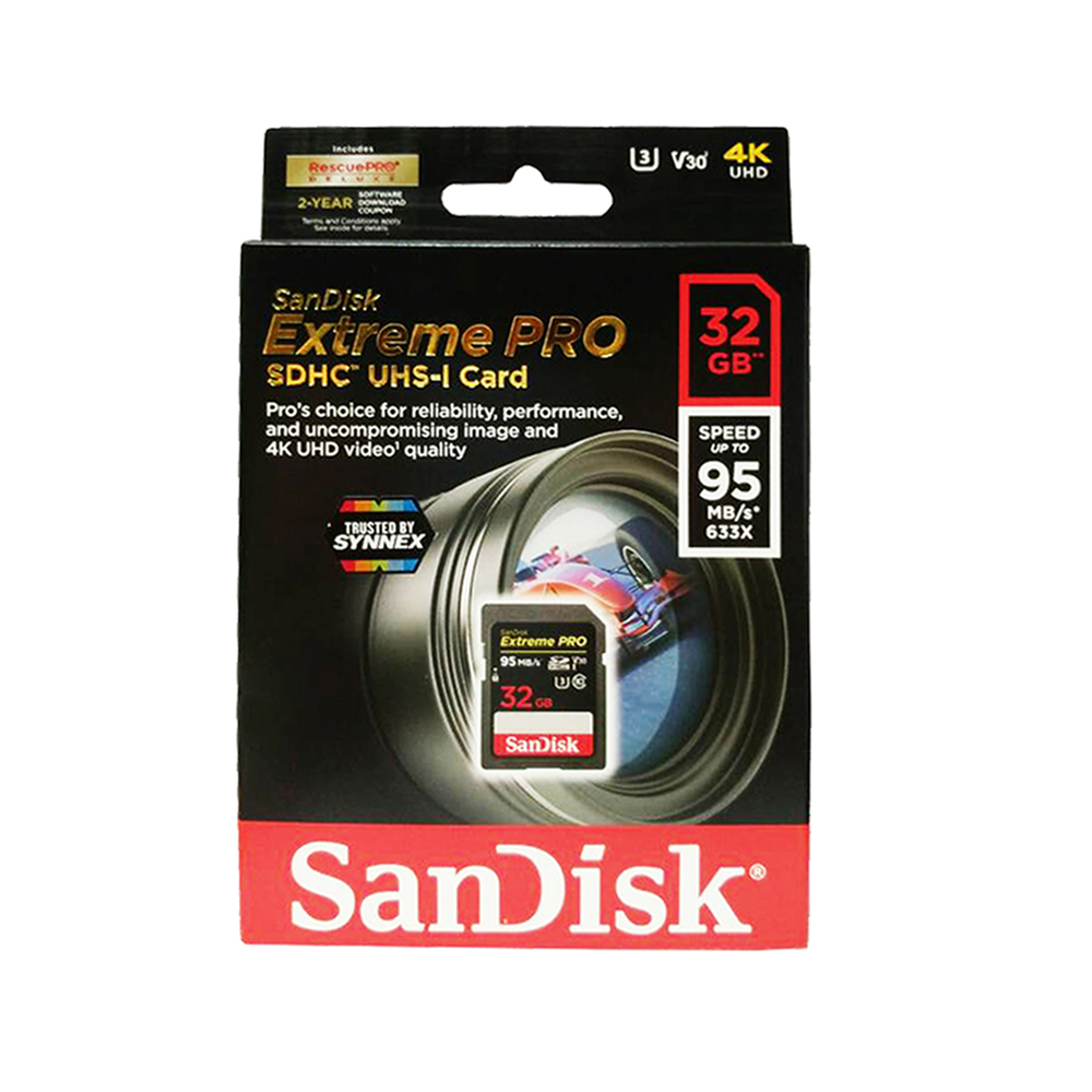 SanDisk EXTREME PRO® SDHC™/SDXC™ 32GB 95MB/633X 